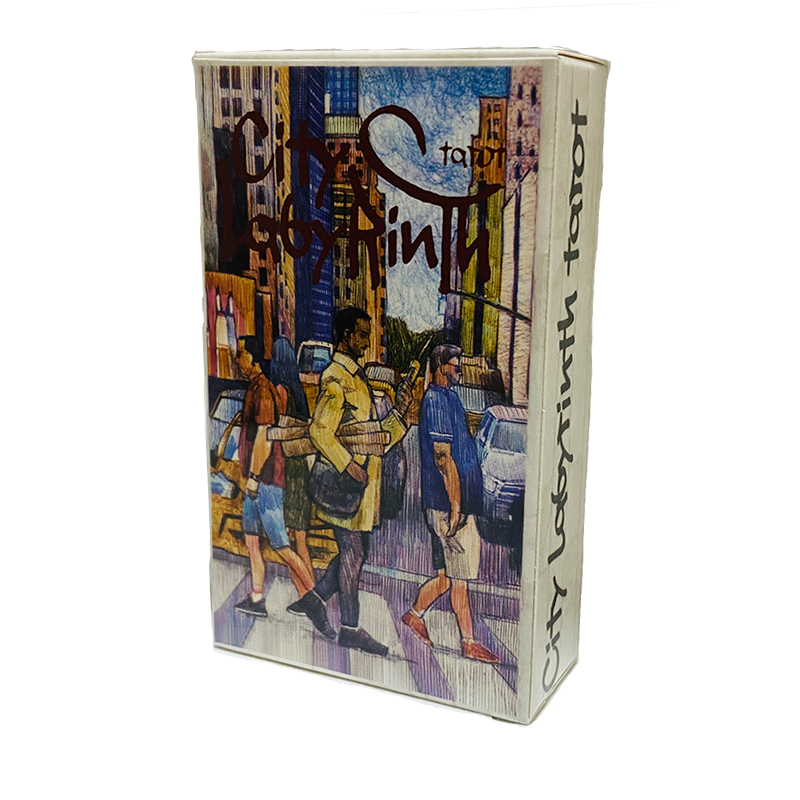 Tarot Cards Deck With Guidebook - City Labyrinth Tarotkaarten 78-delige set Engelse