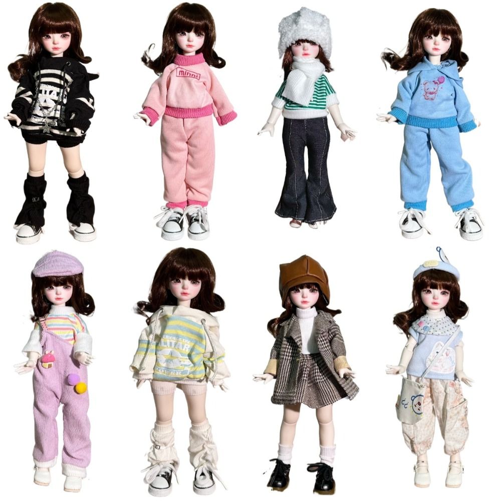 Bjd Doll 1 6 Full Set With Clothes - 1/6 BJD pop jurk pop mode