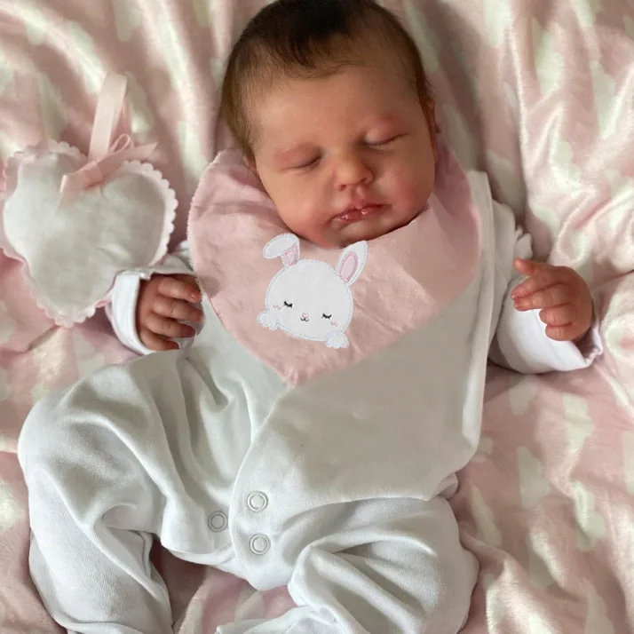 Reborn Baby Doll Silicone Realistic - 49Cm Knuffelig Full Body Siliconen Viny