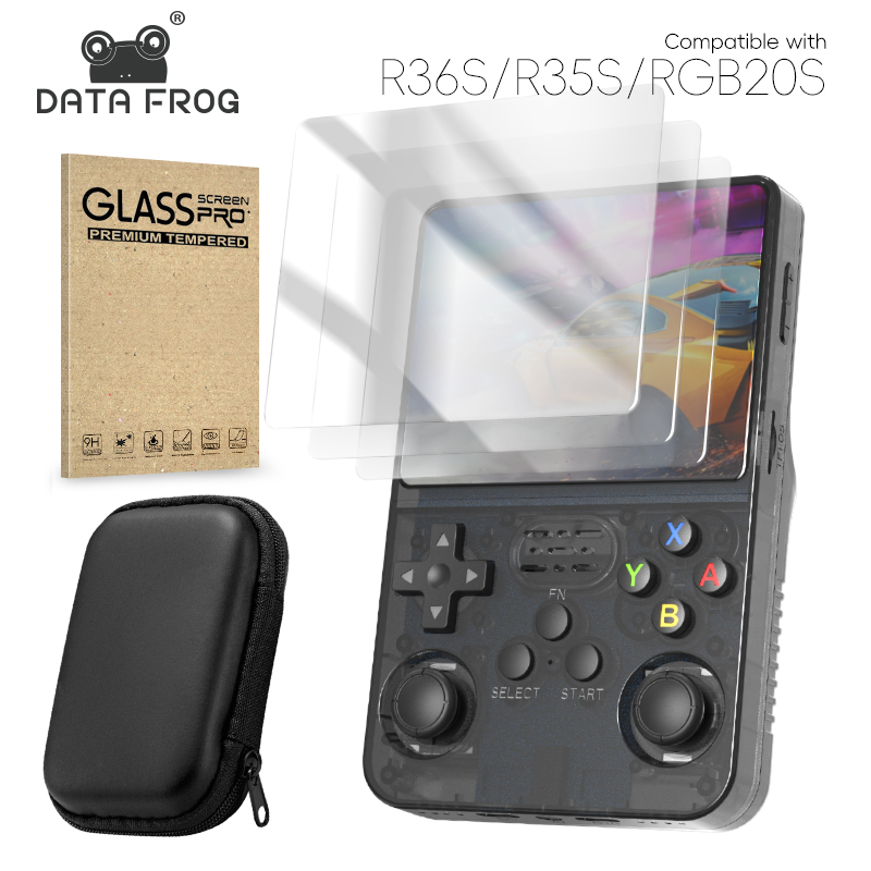 Retro Handheld Game Console R36S - DATA FROG R36S Screen Protector Gehard