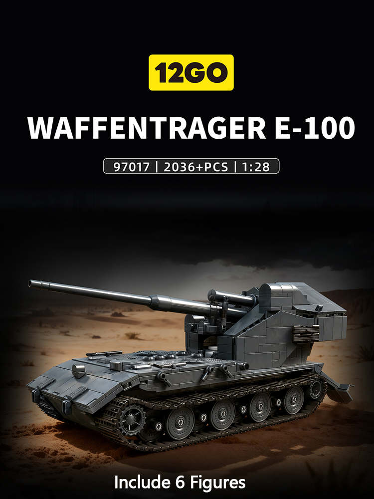 Lego Compatible Military Tank - DIY MOC Waffentrager Militair Leger E-100