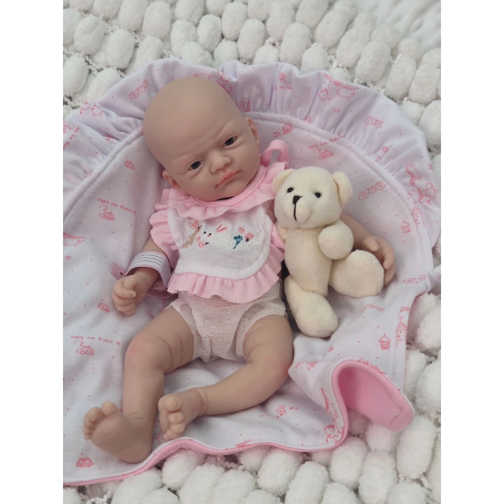 Reborn Baby Doll Silicone Realistic - 12 inch zachte siliconen reborn pop,