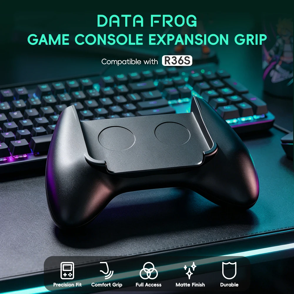 Retro Handheld Game Console R36S - Data Frog R36S Game Grip Ergonomische