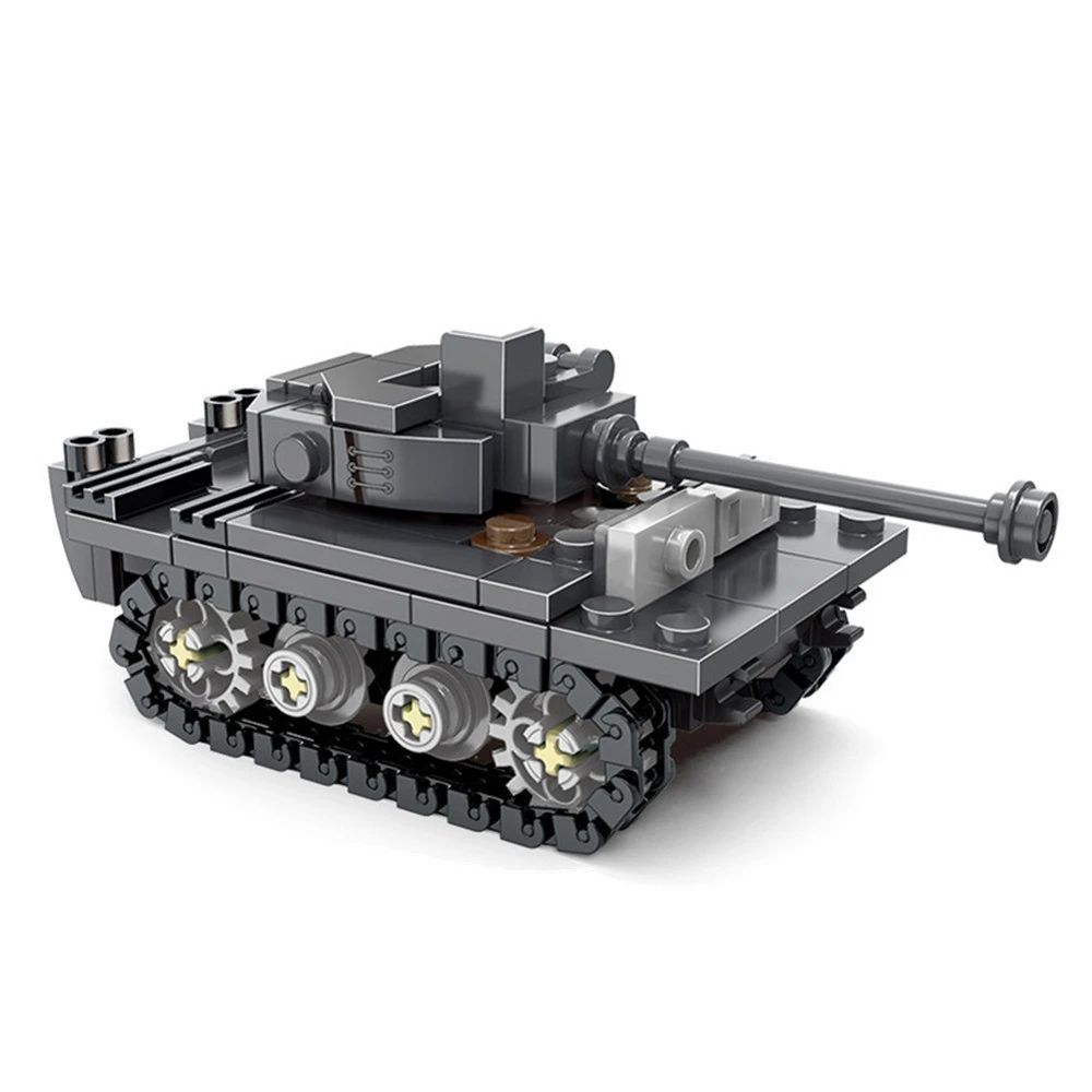 Lego Compatible Military Tank - Wereldoorlog Leger Militaire Soldaten SAWT Soldaten