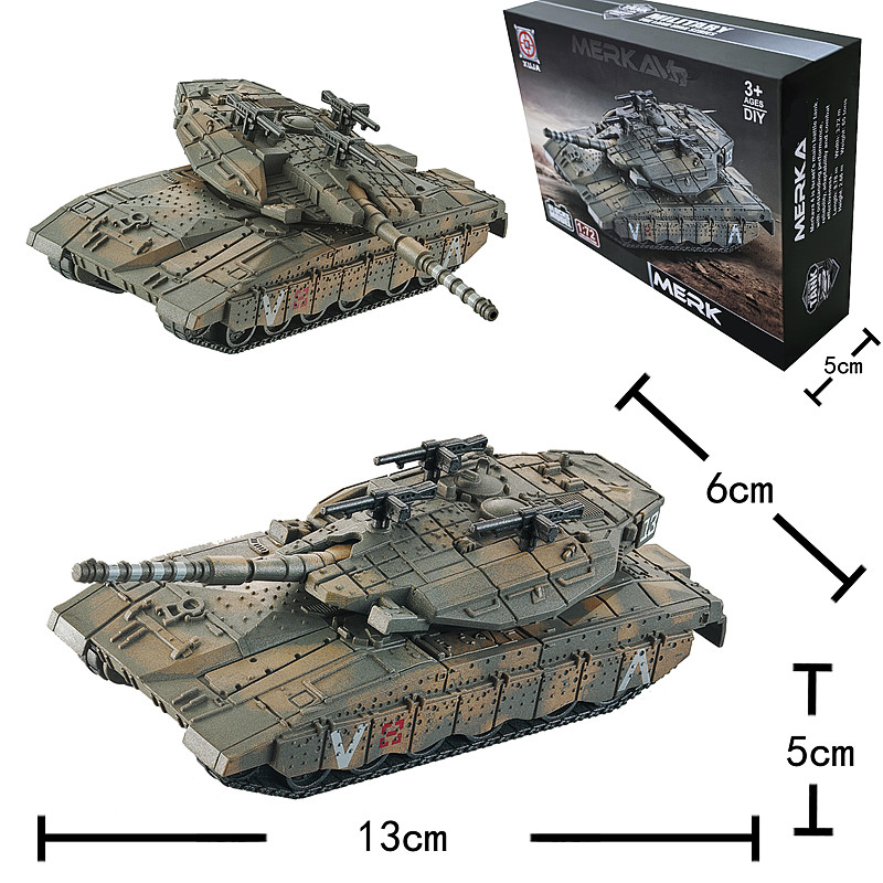 Lego Compatible Military Tank - 1/72 Israël Merkava Gevechtstank Model Creatieve