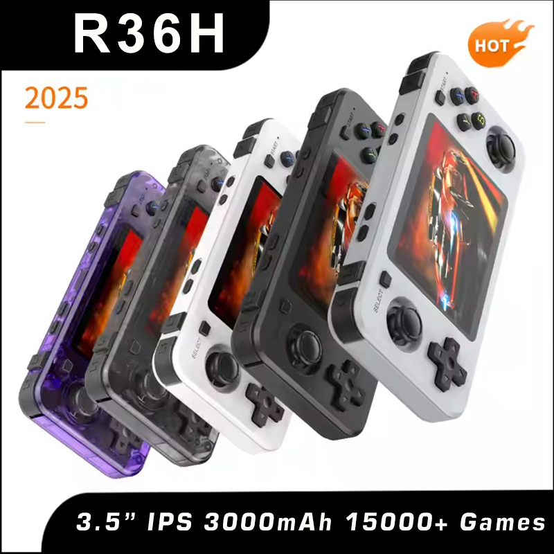 Retro Handheld Game Console R36S - Nieuwe R36H Retro Handheld Console Open