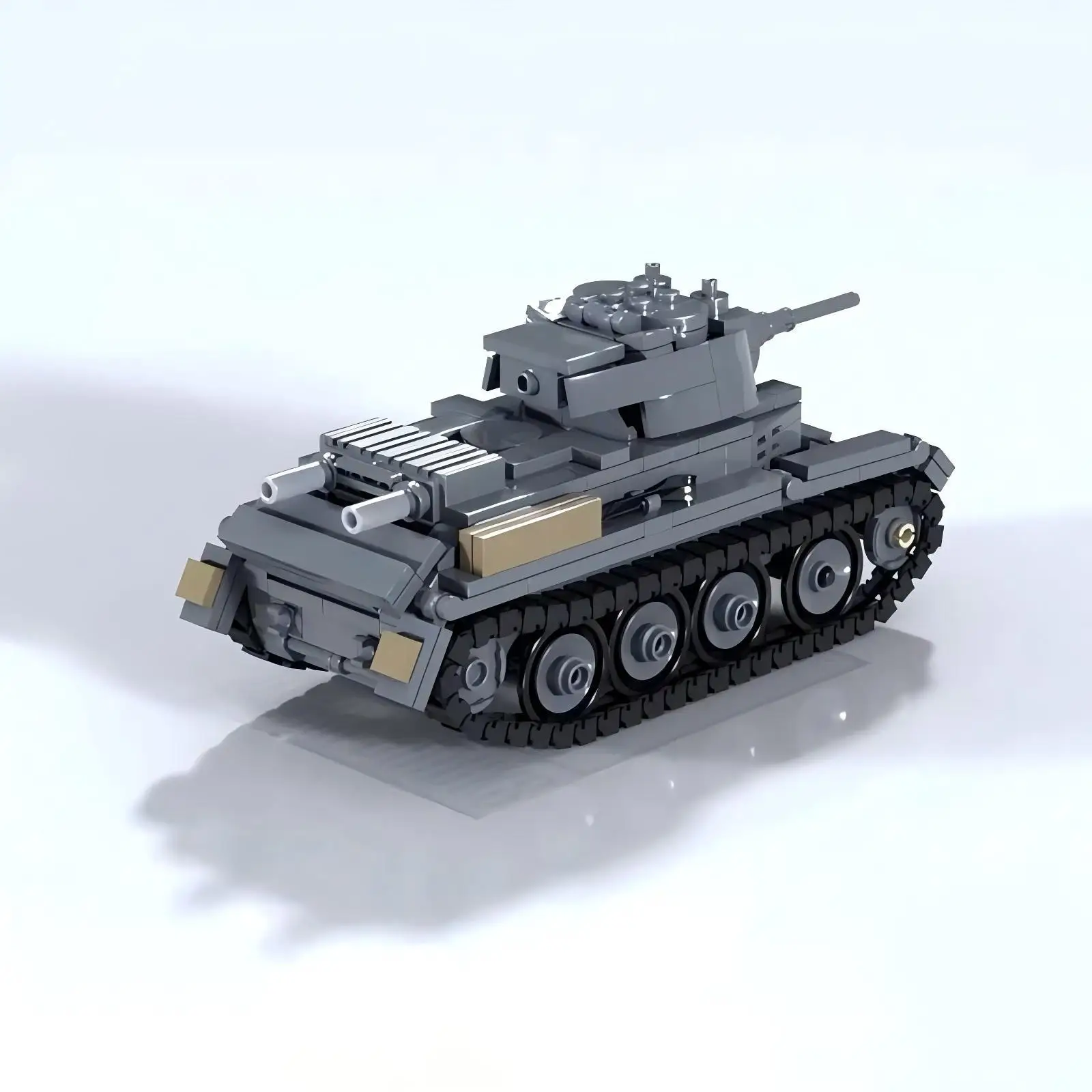 MOC Militaire Serie Rupspantse - Lego Compatible Military Tank recensie en prijs