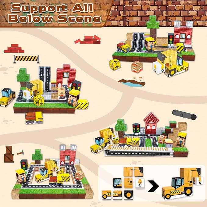 100 STKS magnetische blokken,  - Magnetic Building Tiles Set 100Pcs recensie en prijs