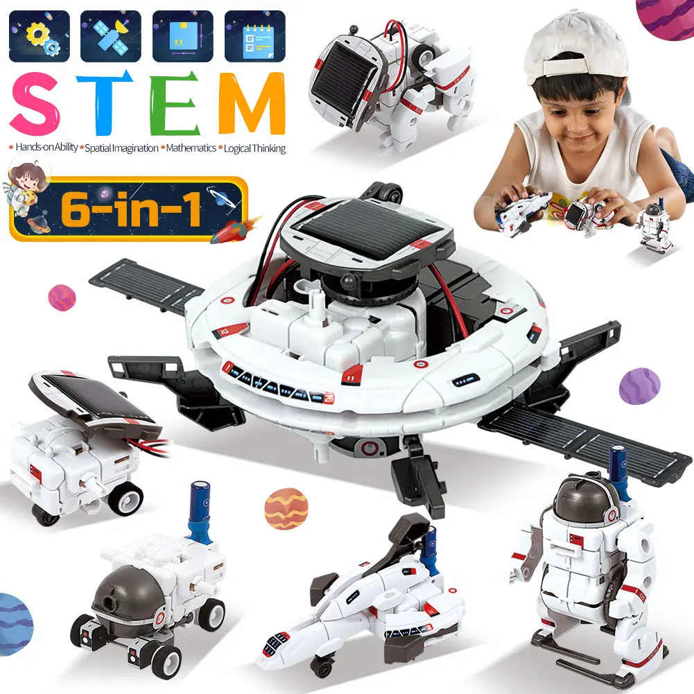 Zonne-Robot Speelgoed Kits Sta - Stem Solar Robot Kit For Kids recensie en prijs