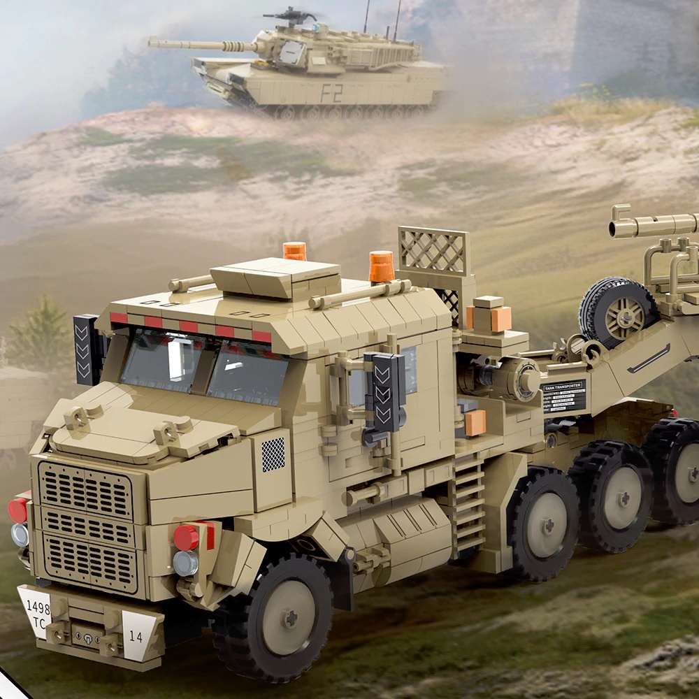 Militaire WOII M1070 Gepantser - Lego Compatible Military Tank recensie en prijs