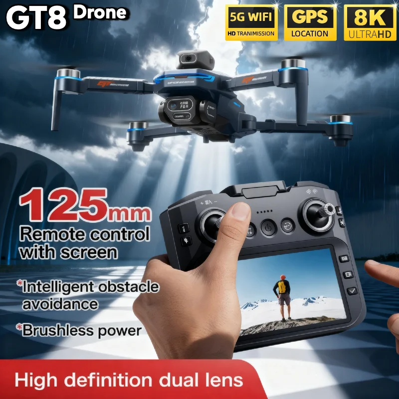 HOT Voor LSRC GT8 Drone 4K Pro - Fpv Brushless Rc Drone 4K recensie en prijs