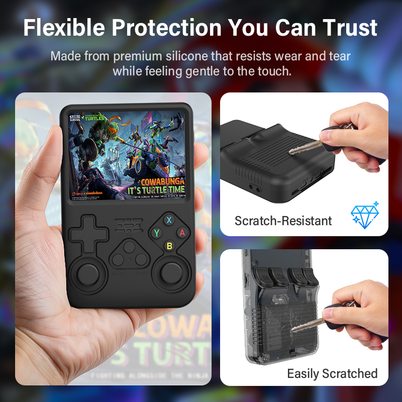 Beschermhoesje voor R36S, sili - Retro Handheld Game Console R36S recensie en prijs