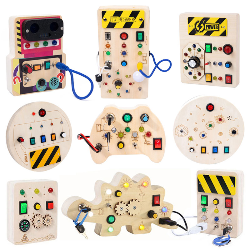 Montessori druk bord zintuigli - Montessori Wooden Busy Board Toddler recensie en prijs