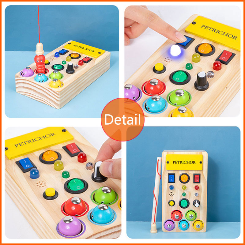 Montessori druk bord zintuigli - Montessori Wooden Busy Board Toddler recensie en prijs