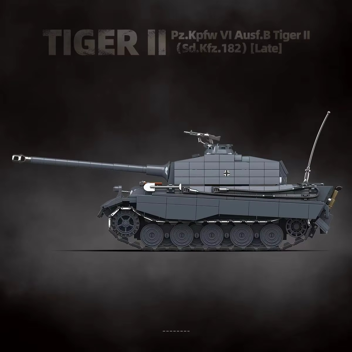 1939-1945 Militaire Z.KPFW VI  - Lego Compatible Military Tank recensie en prijs