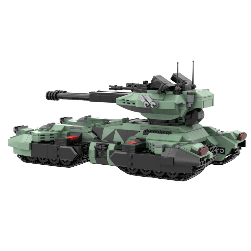 MOC UNSC Grizzly Tank Bouwsten - Lego Compatible Military Tank recensie en prijs