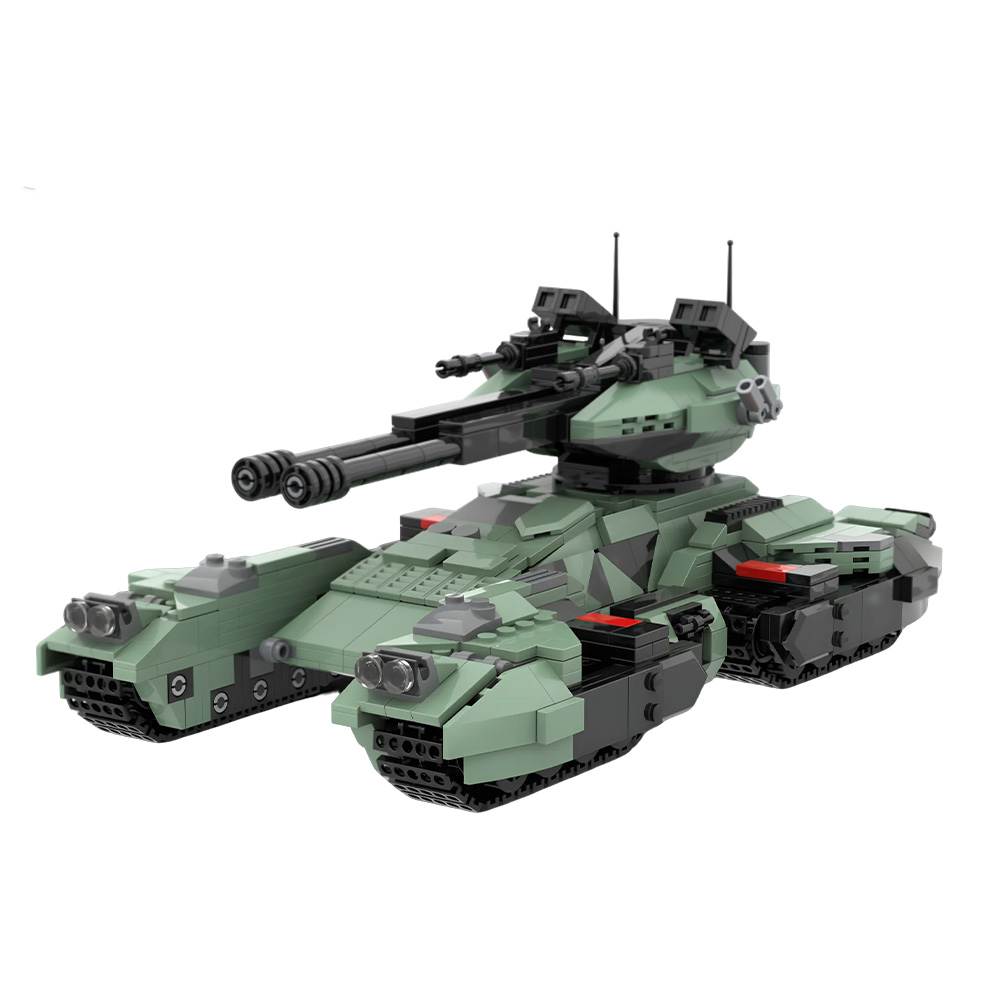 MOC UNSC Grizzly Tank Bouwsten - Lego Compatible Military Tank recensie en prijs