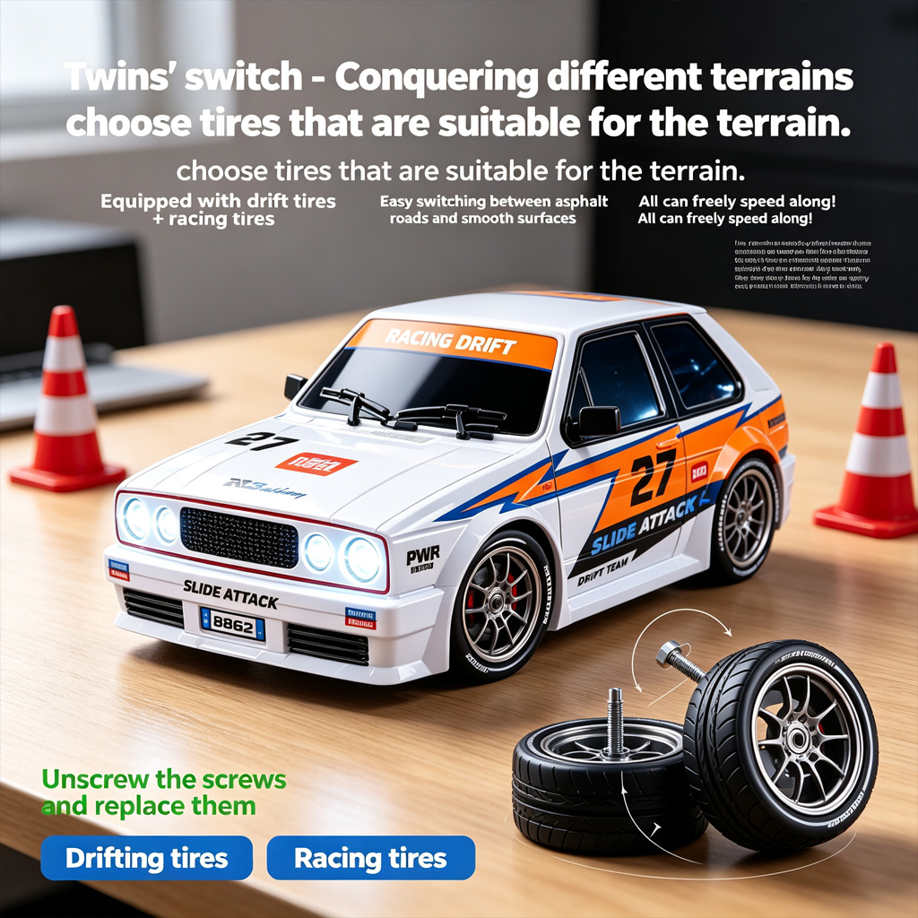 NIEUWE S60 RC Drift Auto 1:24  - Rc Drift Car 1 24 Scale 4Wd recensie en prijs