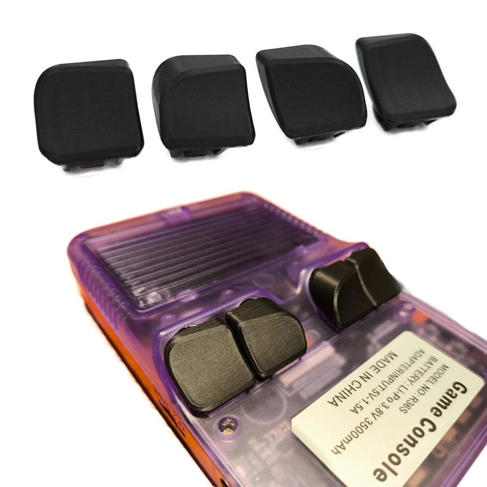 4PCS 3D-printen terugknoppen v - Retro Handheld Game Console R36S recensie en prijs