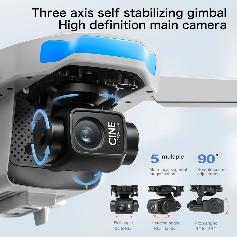 Originele S-X1 GPS Drone 8K HD - Fpv Brushless Rc Drone 4K recensie en prijs