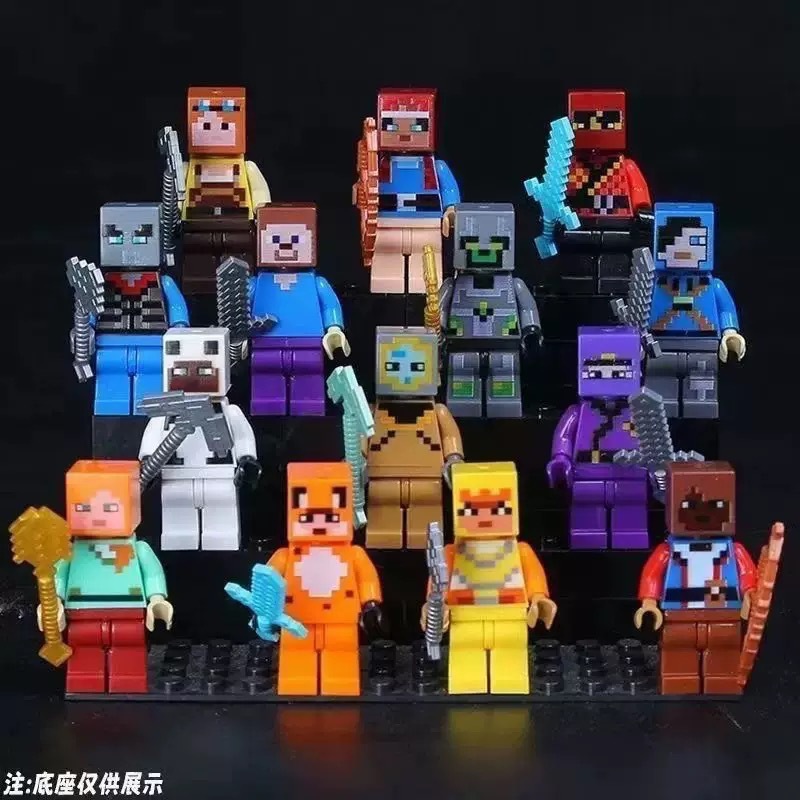 30/60 stuks Cartoon Minecraft  - Building Blocks recensie en prijs