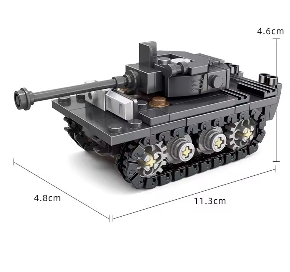Wereldoorlog Leger Militaire S - Lego Compatible Military Tank recensie en prijs