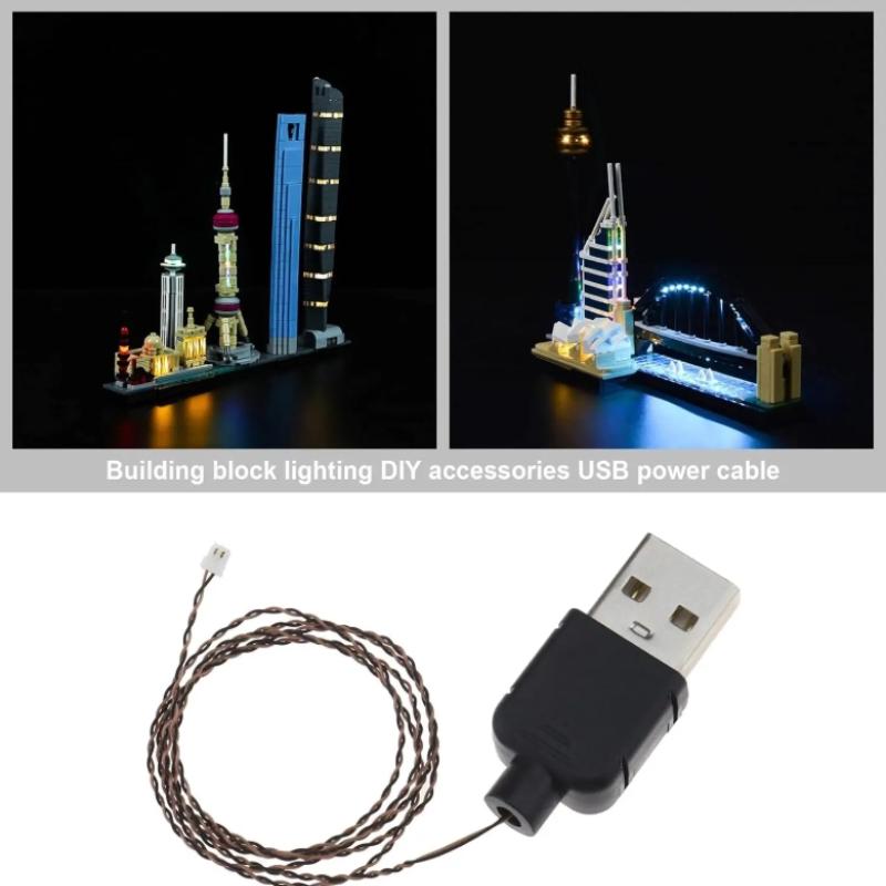 DIY 50 cm USB-voedingskabel co - Building Blocks recensie en prijs