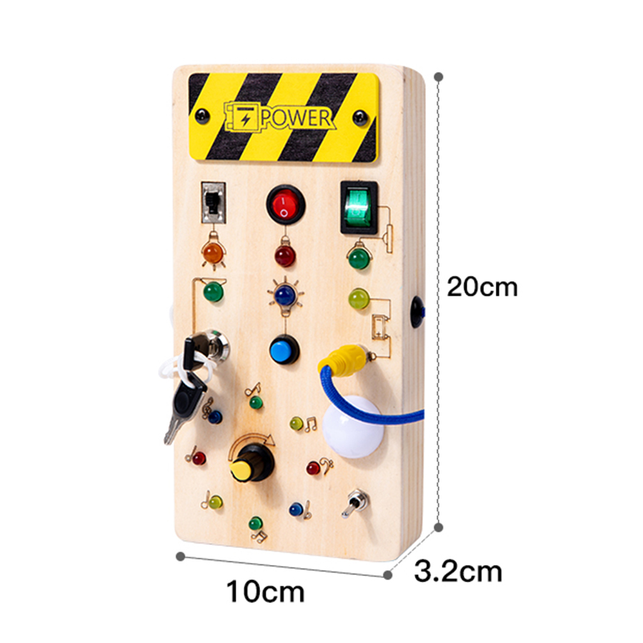 Montessori druk bord zintuigli - Montessori Wooden Busy Board Toddler recensie en prijs