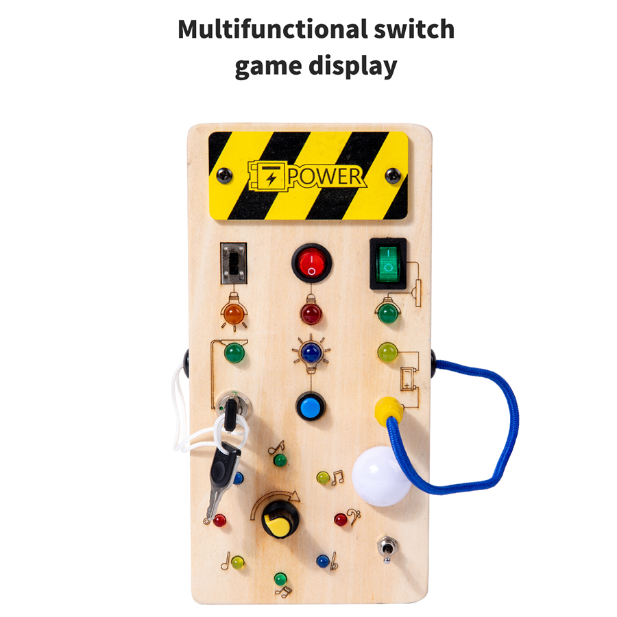 Montessori druk bord zintuigli - Montessori Wooden Busy Board Toddler recensie en prijs